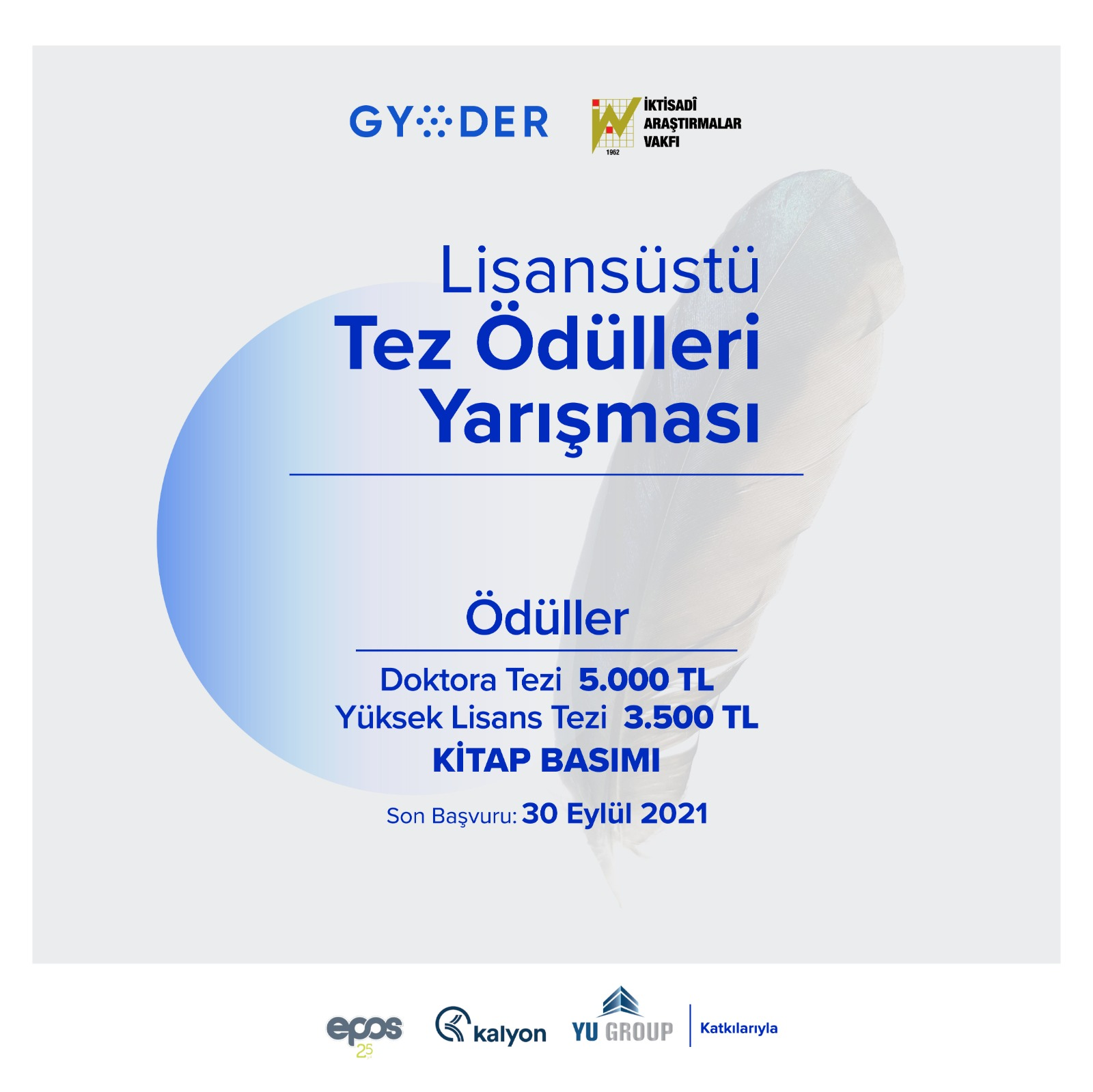 1. GYODER – İAV Ödülleri